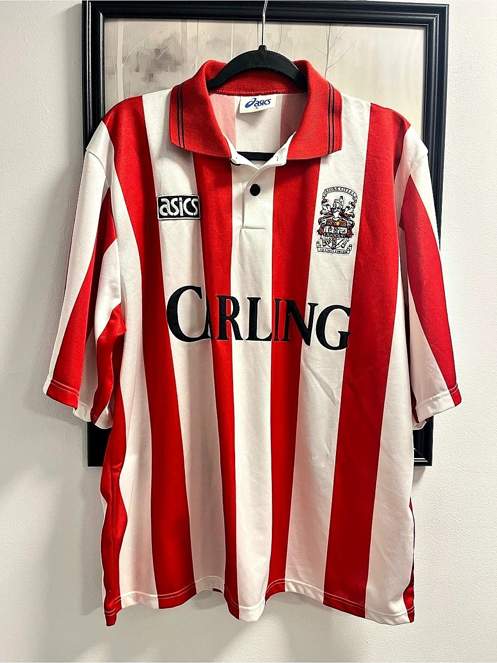 Stoke city 1994 authentic home jersey